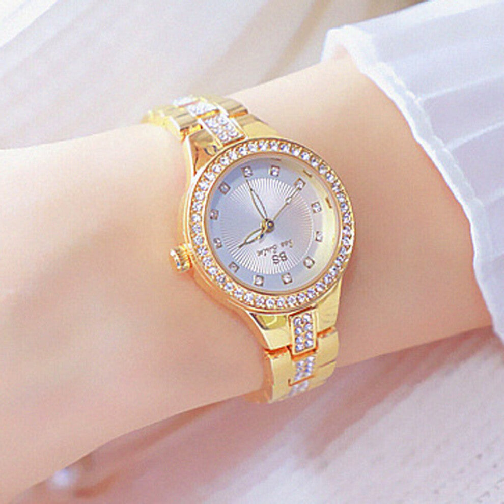 Woman Bracelet Watches Small Dial Ladies Wrist Watches Crystal Jewelry
