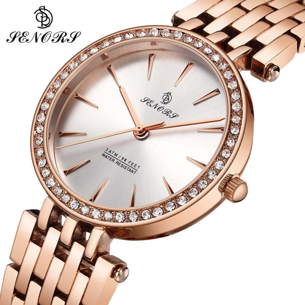 Women Watch Brands Crystal Sliver Dial Bracelet Watches Ladies Womenwrist Watches Relogio Feminino