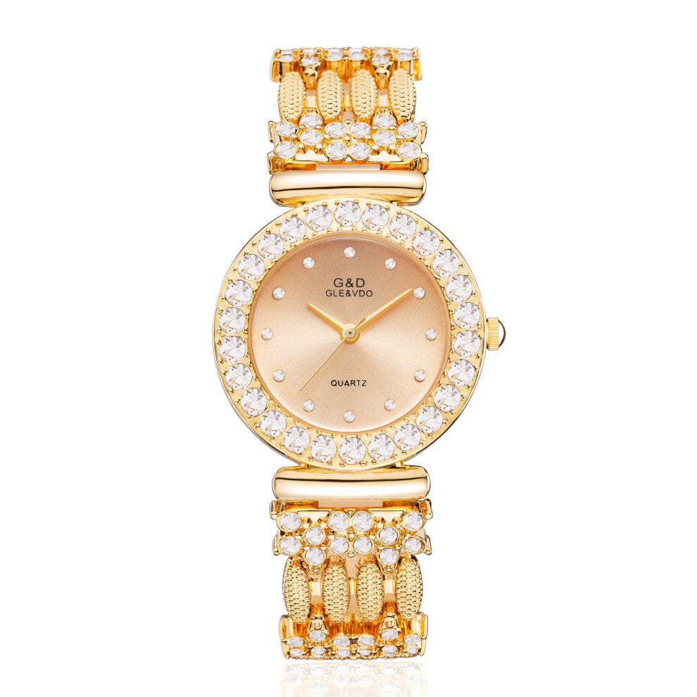 G&D Ladies Quartz Watch Japan Quartz Movement Casual Diamond Bracelet Watch Gift Watch Stainless Steel Watch