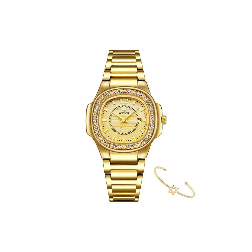 Women Bracelet Watch Waterproof Quartz Wristwatch Ladies Dress Diamonds Watches Female Clock Relogio Feminino