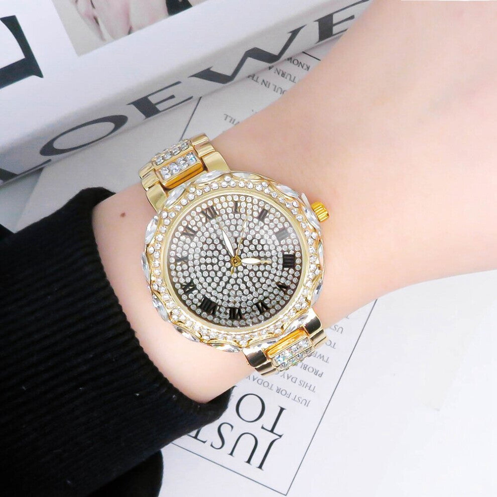 Diamond Women Steel Watches Ladies Bussiness Wrist Watches Women's Bracelet Watches Female Relogio Feminino