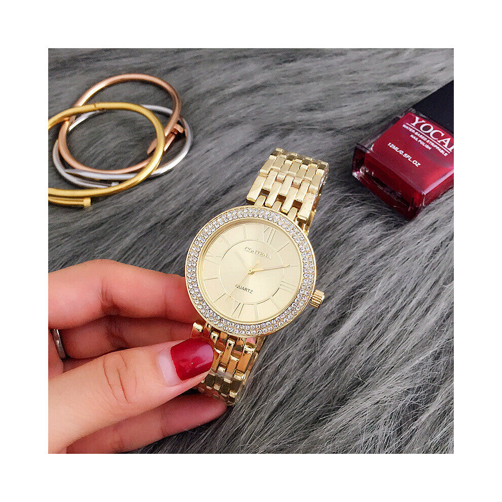 Top Bracelet Watches Bangle For Women Geometric Bangle Quartz Clock Ladies Wrist Watch Zegarek Damski