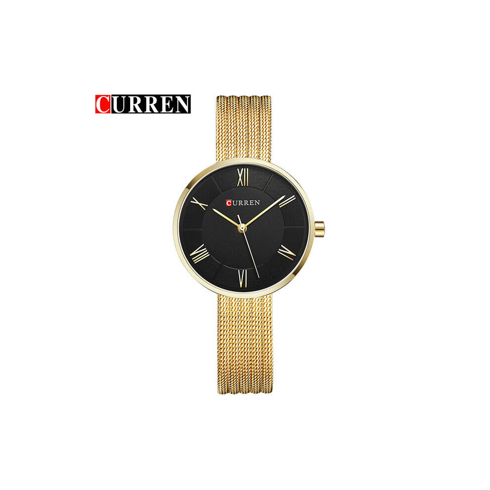 Women Watches Quartz Top bracelet watch Bracelet Mesh Ladies Dress Wristwatches 9020