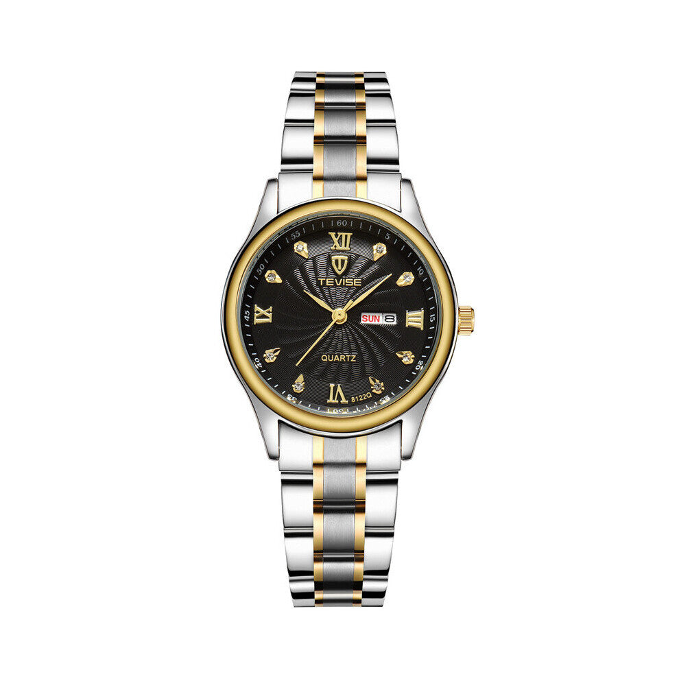 Women Watch Week Date Bracelet Watches Ladies Waterproof Quartz Steel Wrist Watches montre femme