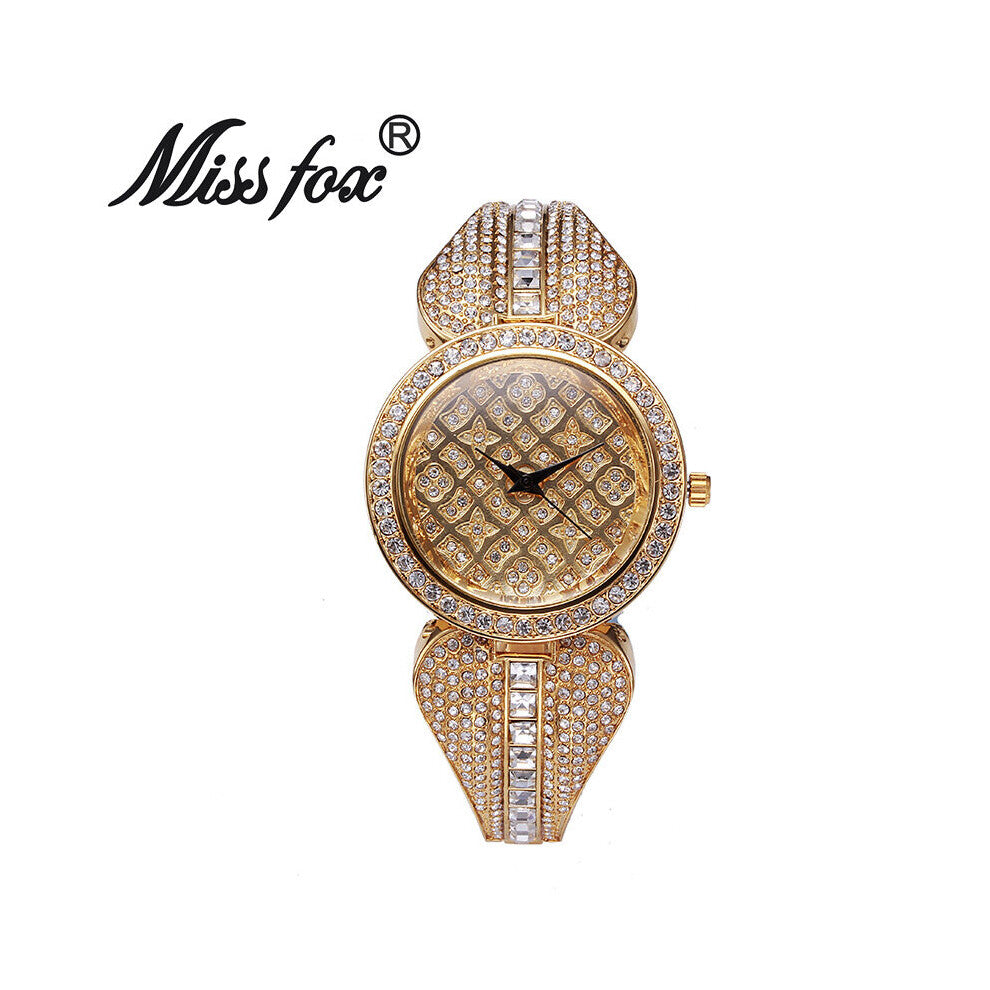 Waterproof Women Watches With Rhinestone Dress Watch Bracelet Watches Women