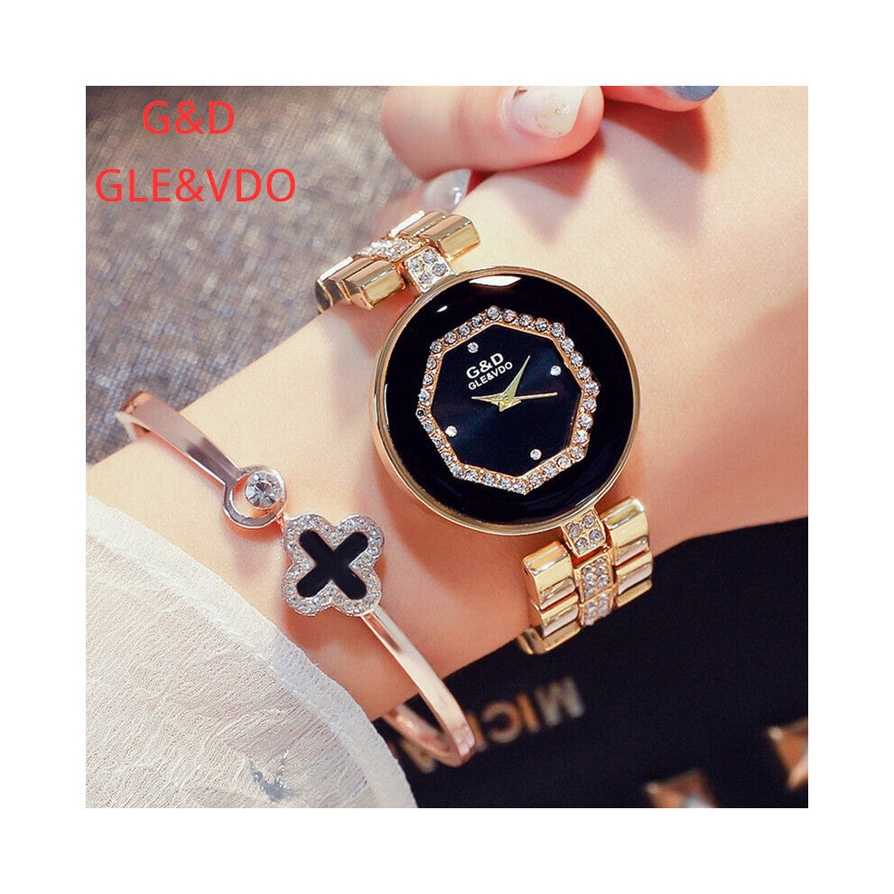 G&D Waterproof Women Watches Quartz Bracelet Watch High Dress Watch Classic Wristwatch For Women