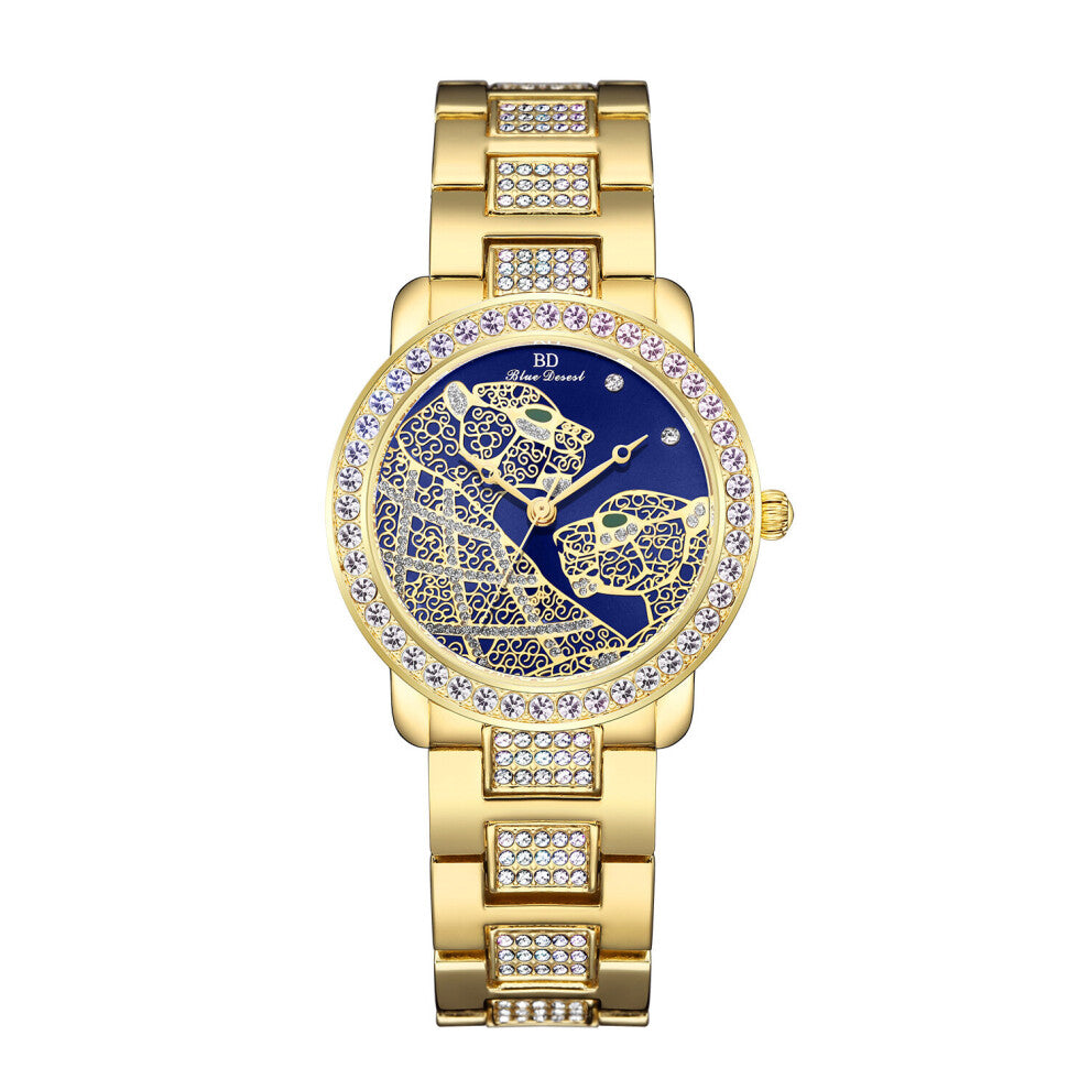 Jewelry Diamond Women Bracelet Watches Red Ladies Gift Clock For Zinc Alloy Waterproof Female Wristwatch