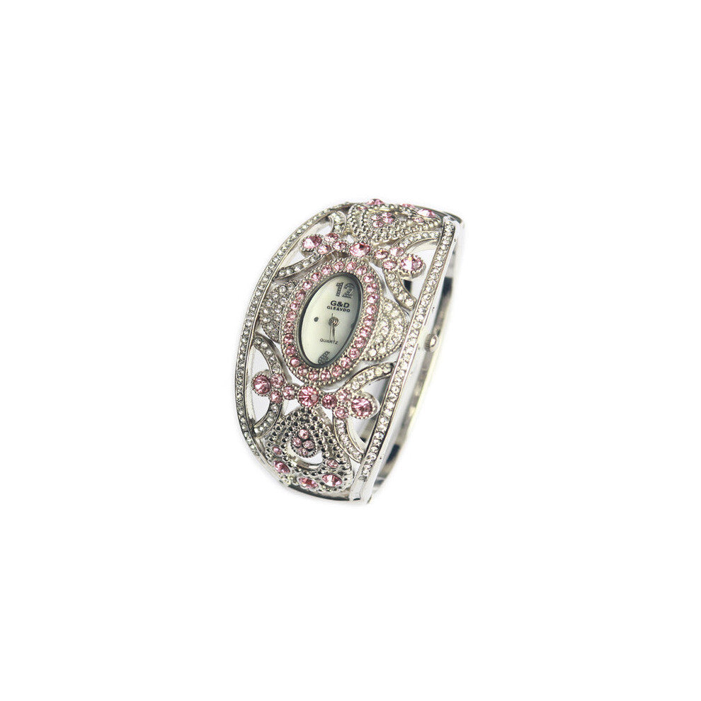 WA161 Women Watches Silver Bracelet Watches Ladies Quartz Wristwatches Crystal Jewelry Gift relogio feminino Hour