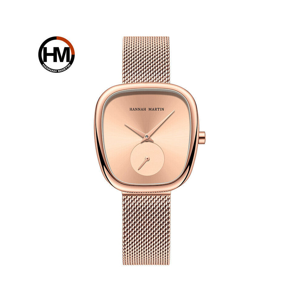 Women Quartz Watch Ladies Tonneau Bracelet Watches Waterproof Stainless Steel Wrist Watches For Women