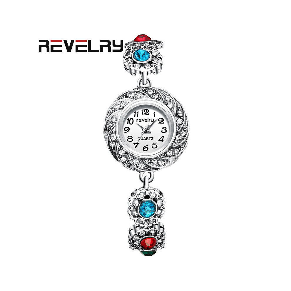 Rhinestones Watch Women Watches Ladies Creative Steel Women's Bracelet Watches Female Waterproof Clock Relogio Feminino