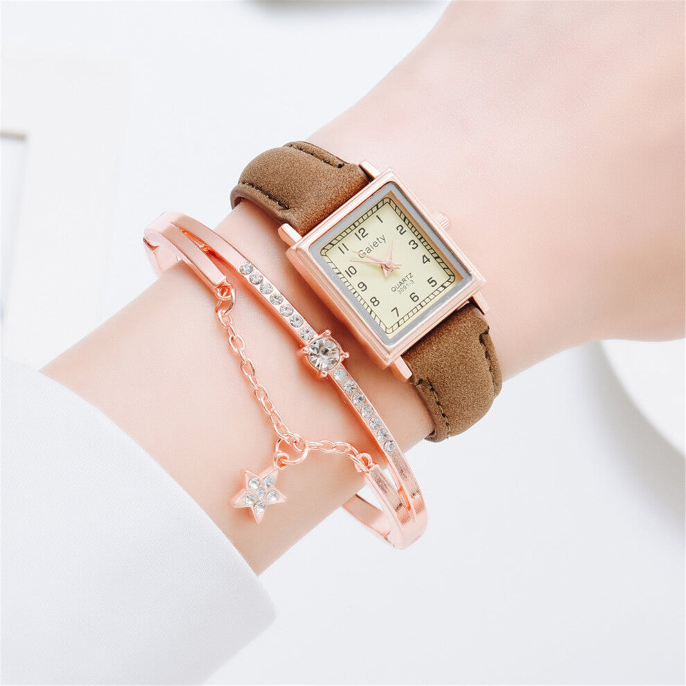 Light up Watch With Bracelet Watches Women Ladies Casual watch Watch Rose Women's Watch