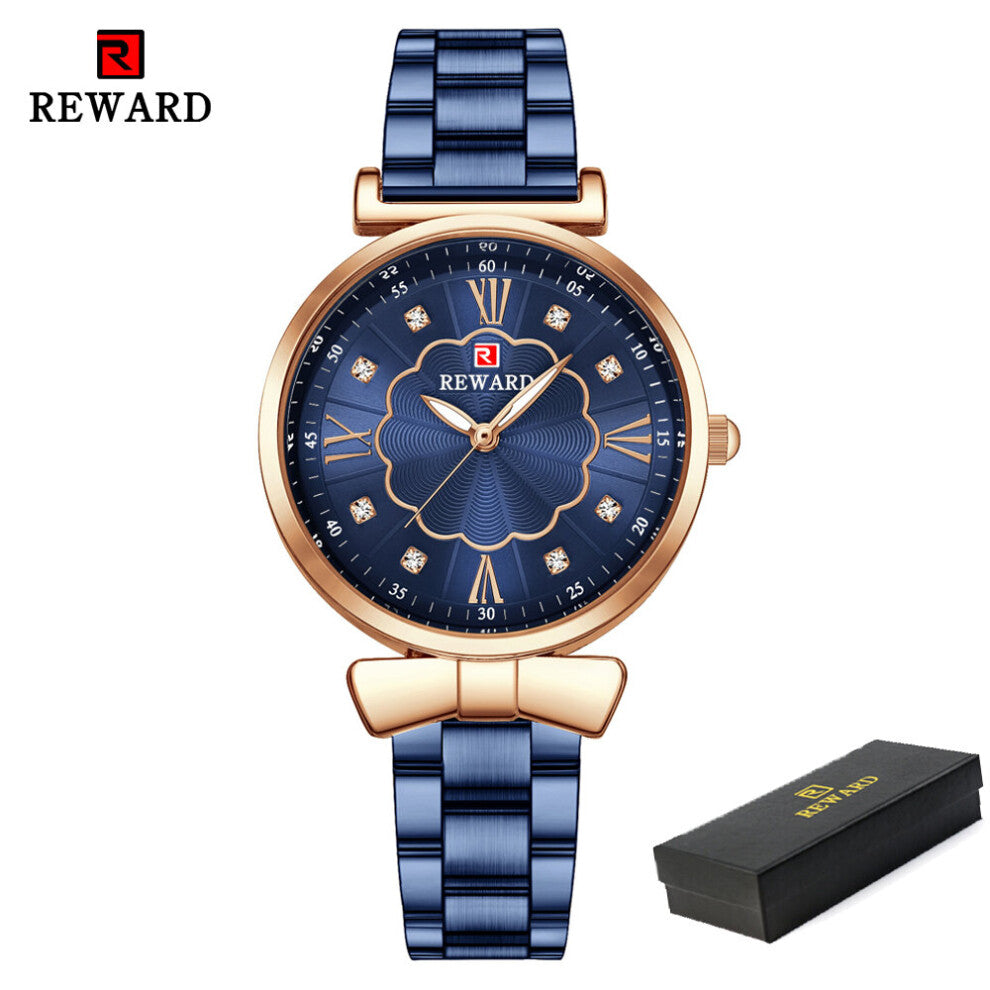 Watch Women Top Stainless Steel Women's Bracelet Watches Female Waterproof Clock Relogio Feminino