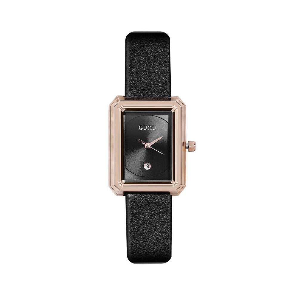 Guou Small Dial Rectangle Women Watches Bracelet Watch Ladies Casual Quartz Watchwatch Montre Femme Reloj Muje