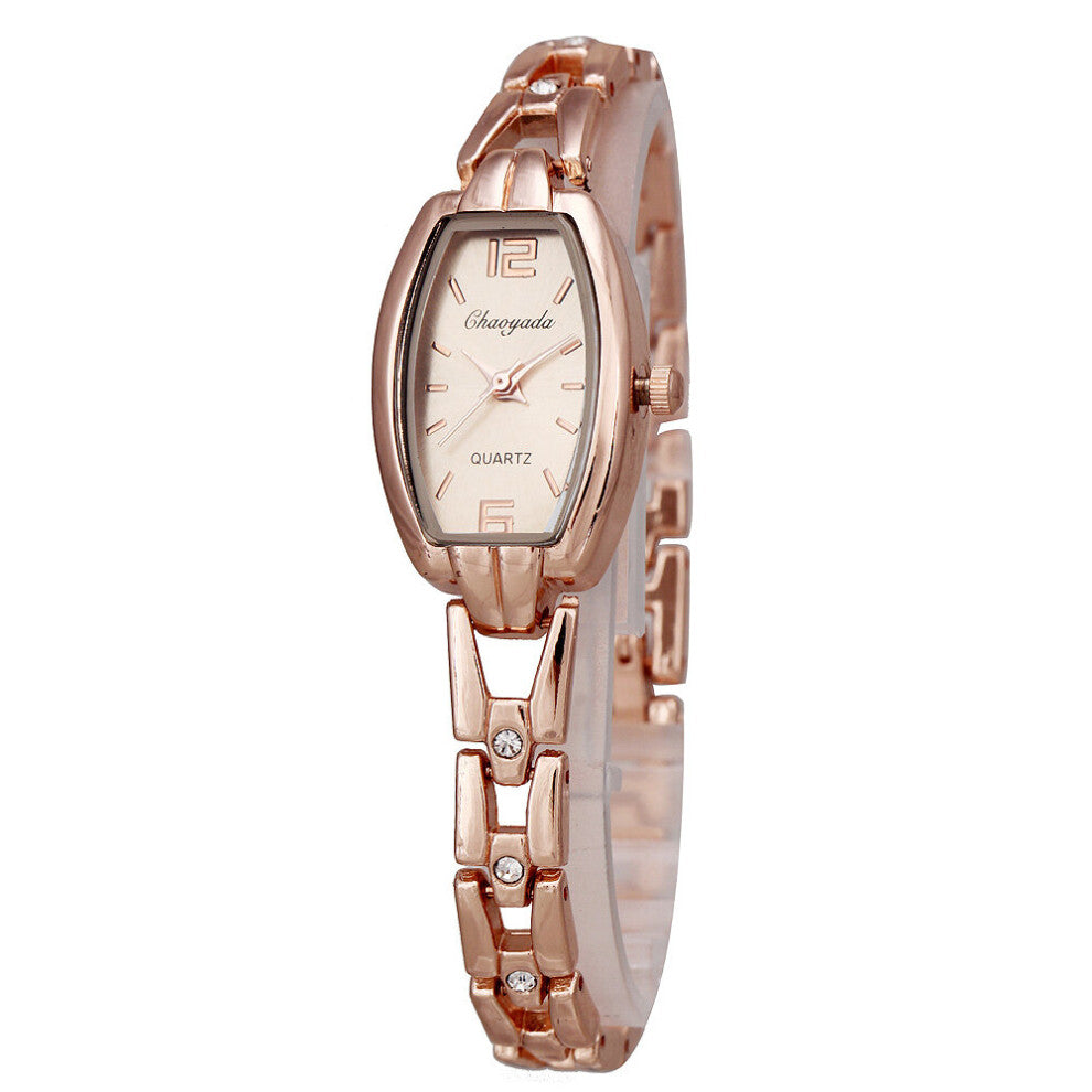 wrist watch Women's girl Metal Alloy band quartz Bracelet Watches 1106