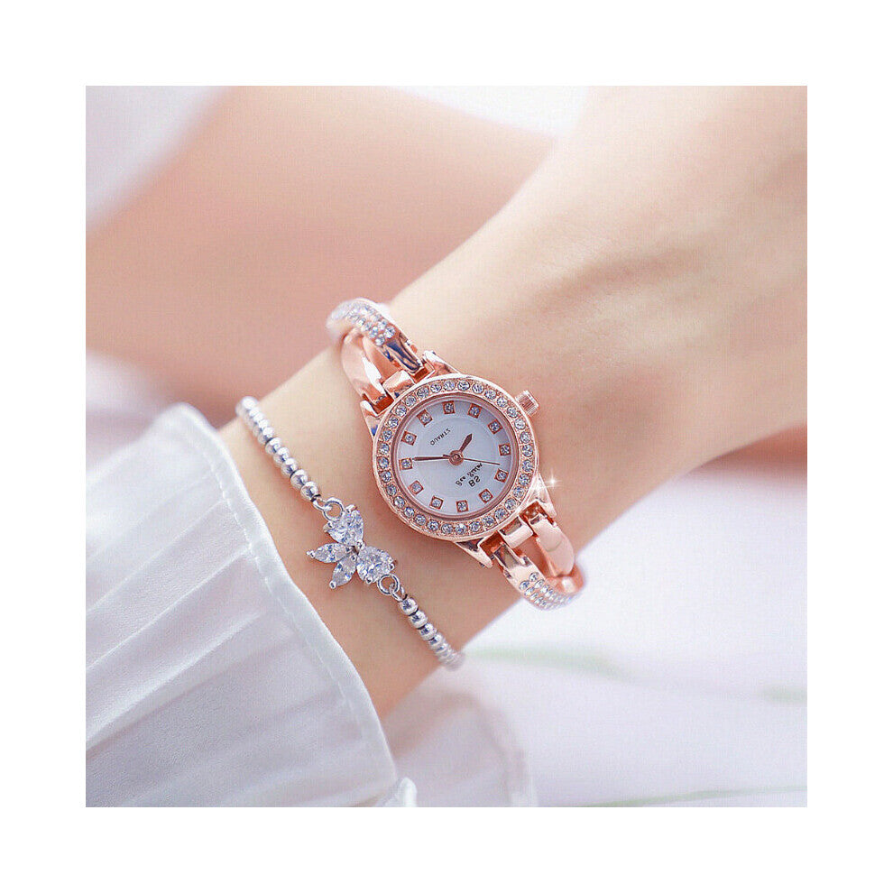 Famous Silver Bracelet Watches Women Quartz Watch Diamond Small Dial Diamond Wristwatches Ladies Relogio Feminino