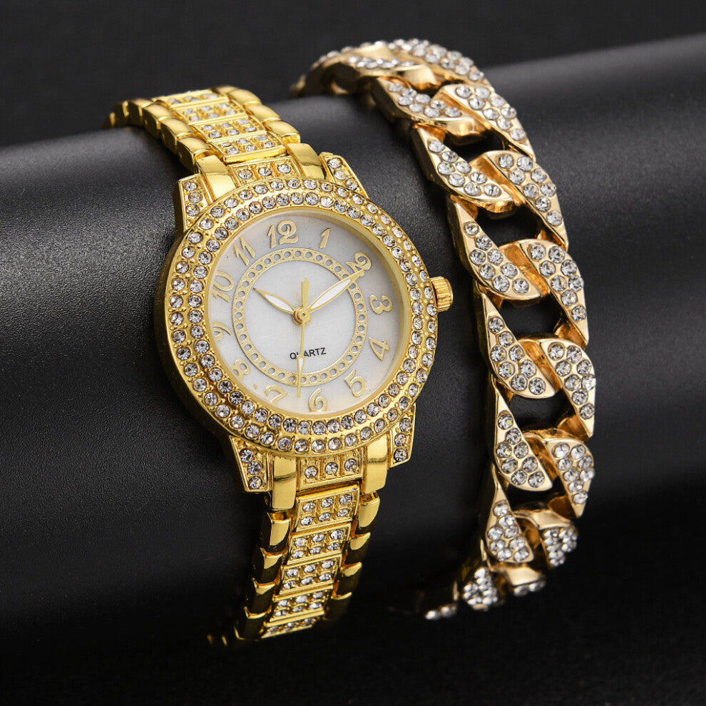 Women Watches Full Rhinestone Rose Ladies Wrist Watches Women Bracelet Watch Female Relogio Feminino