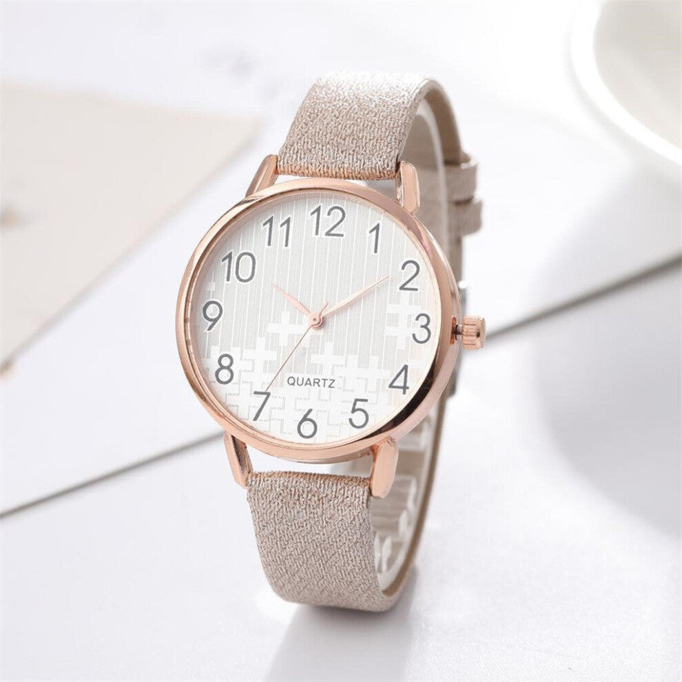 Women's Casual Bracelet Watch Quartz Mesh Leather Strap Band Wrist Watches High Round Watch For Women Montre