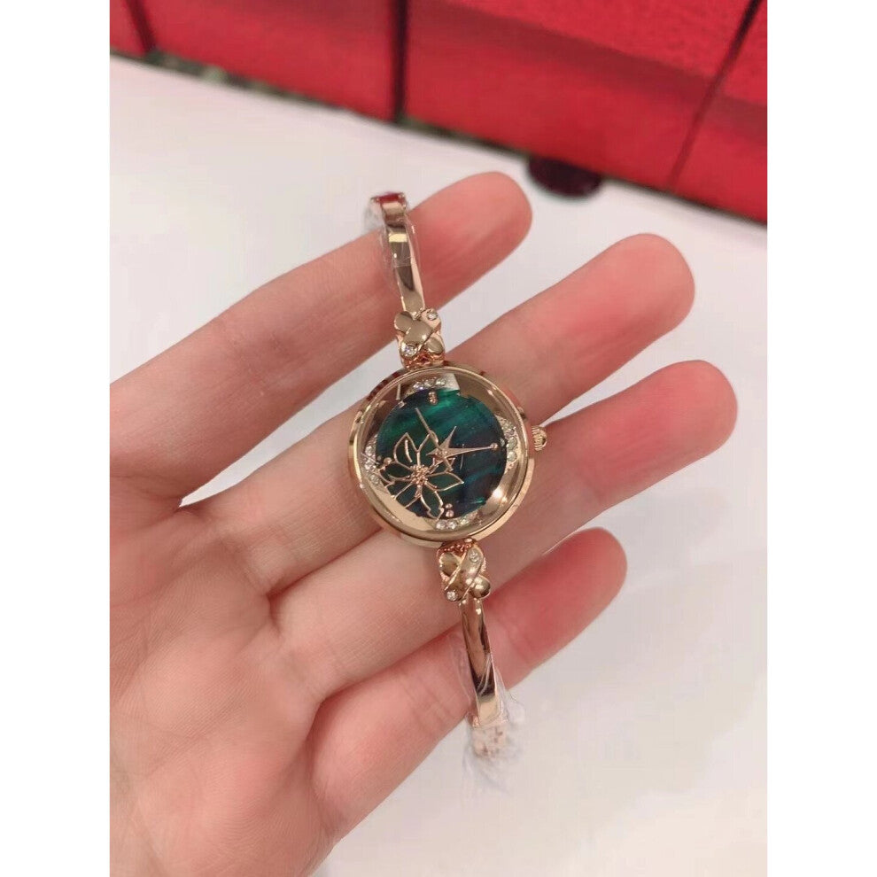 INS Style Ladies Watches Student Decoration Bracelet Watch Top Crystal Round Bracelet Women Watches