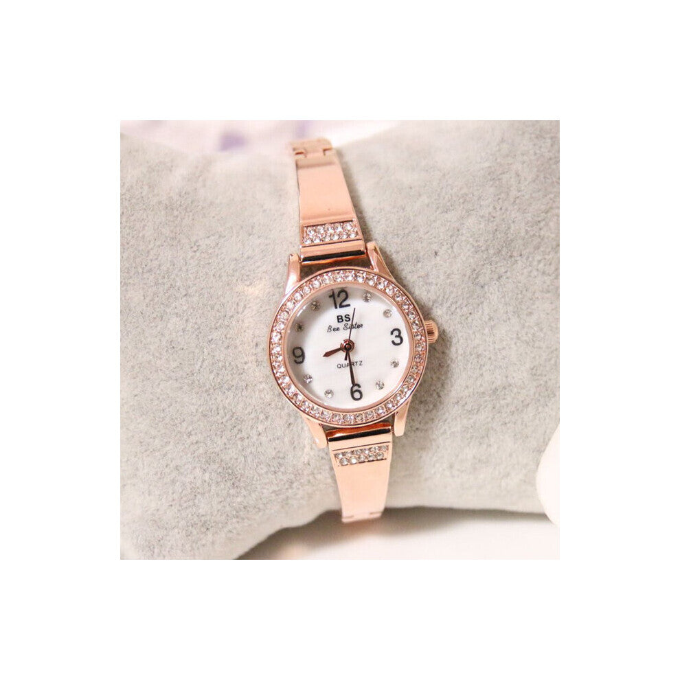 Quartz Watches For Women Diamond Bracelet Watch Women Clock Small Dial Steel Business Digital Wristwatch Montre Femme