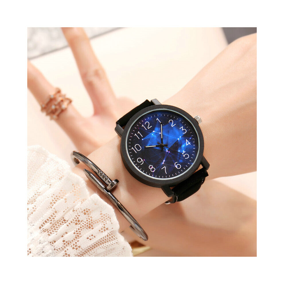 Women Watch Wood Grain Dial Casual Leather Quartz Bracelet Watch Ladies Watches Wristwatch Couple Watch