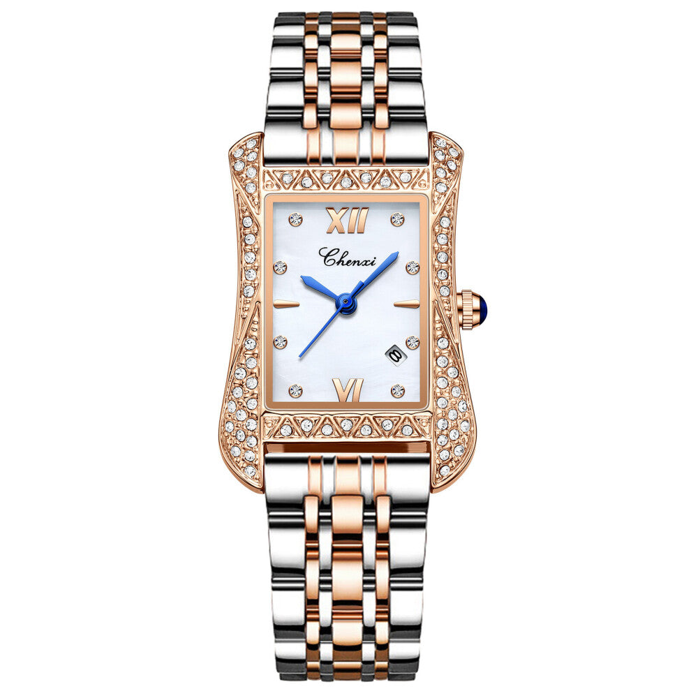 Women Bracelet Watches Top Stainless Steel Waterproof Ladies Quartz Watch RoseGold Female Wristwatch