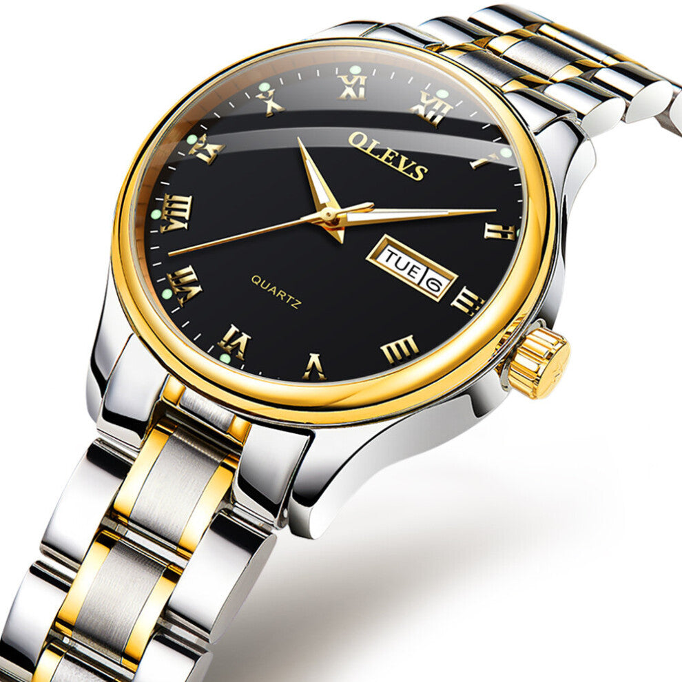 Auto Date Watches Women Stainless Steel Bracelet watches Ladies Quartz Dress montre femme