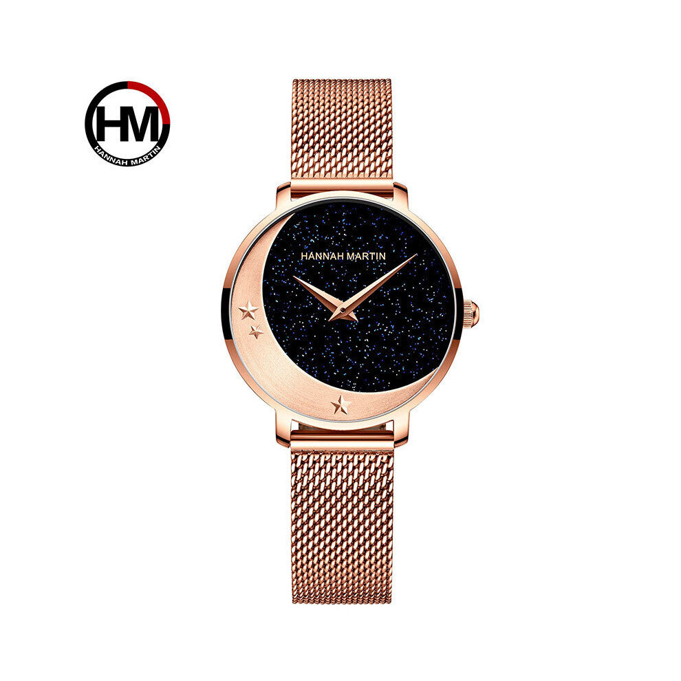 Ladies Bracelet Watch Women Quartz Watches Stainless Steel Mesh Band Wristwatches Waterproof Watches