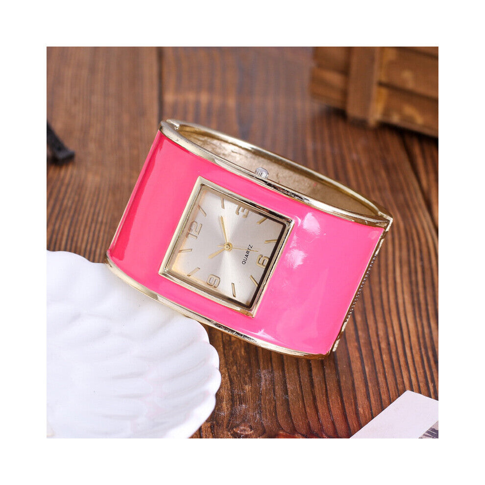 WA234 Womens Bracelet Watches Ladies Dress Watches Quartz Wristwatches Jelly Colorful Relogio Feminino Square Clock Gift