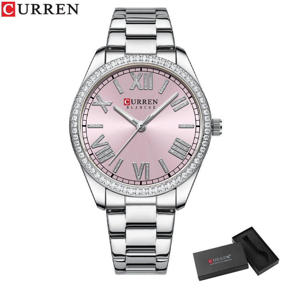 Women Watches Stainless Steel Watch for Women Casual Women's Bracelet Watches Waterproof Ladies Wristwatch