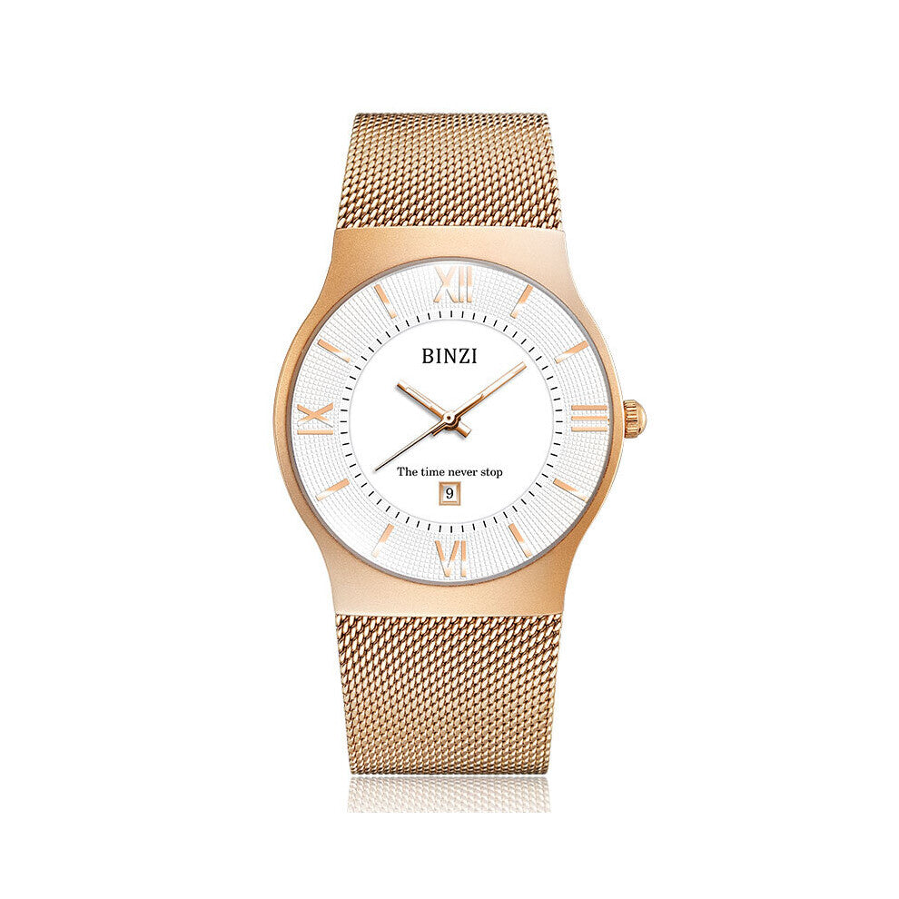 Ladies Wrist Watches Women Quartz Dress Bracelet Watch Small Rose Steel Mesh Female Clock Relogio Feminino