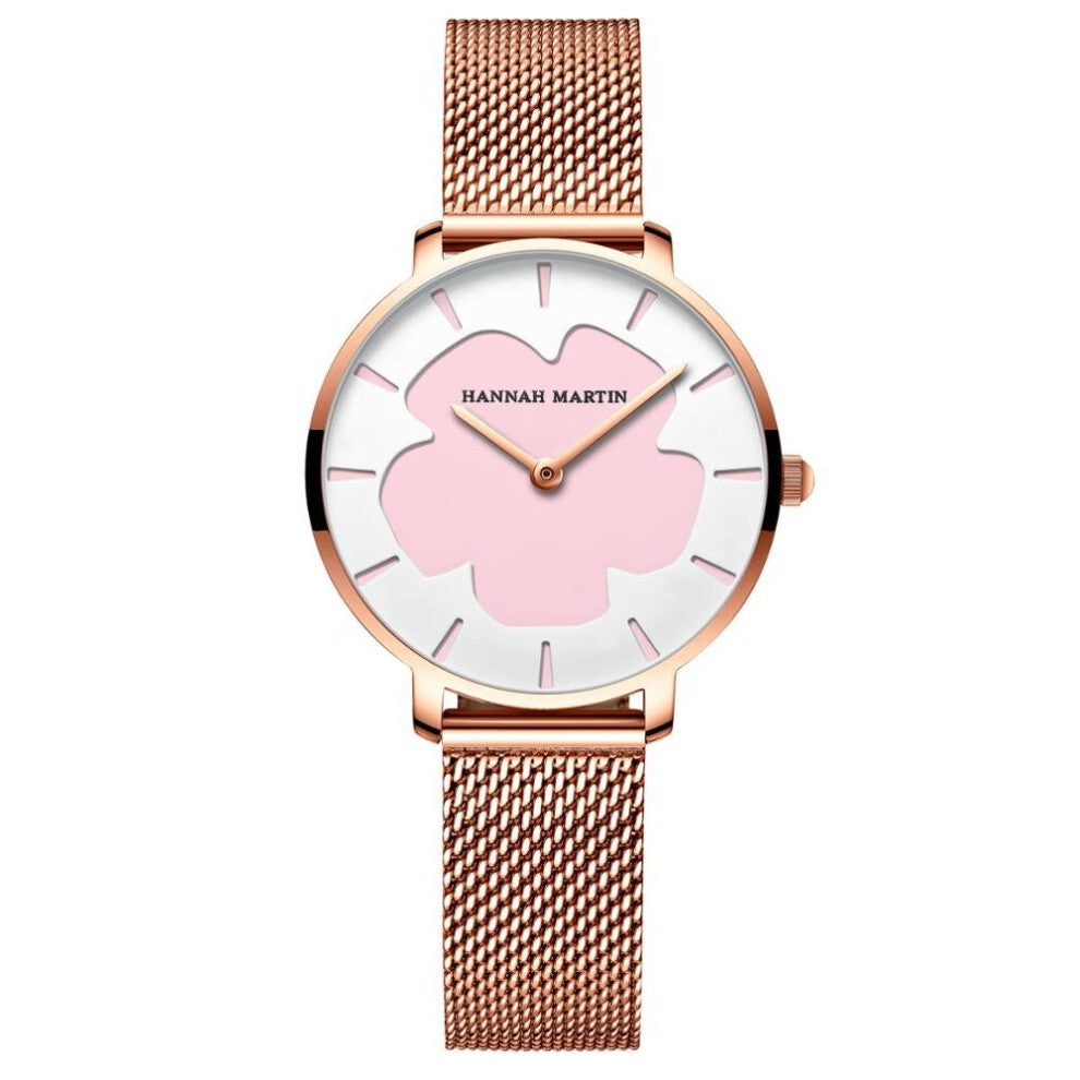 Stainless steel wristband Flower Face with Changing Women Watches Bracelet Watch Ladies