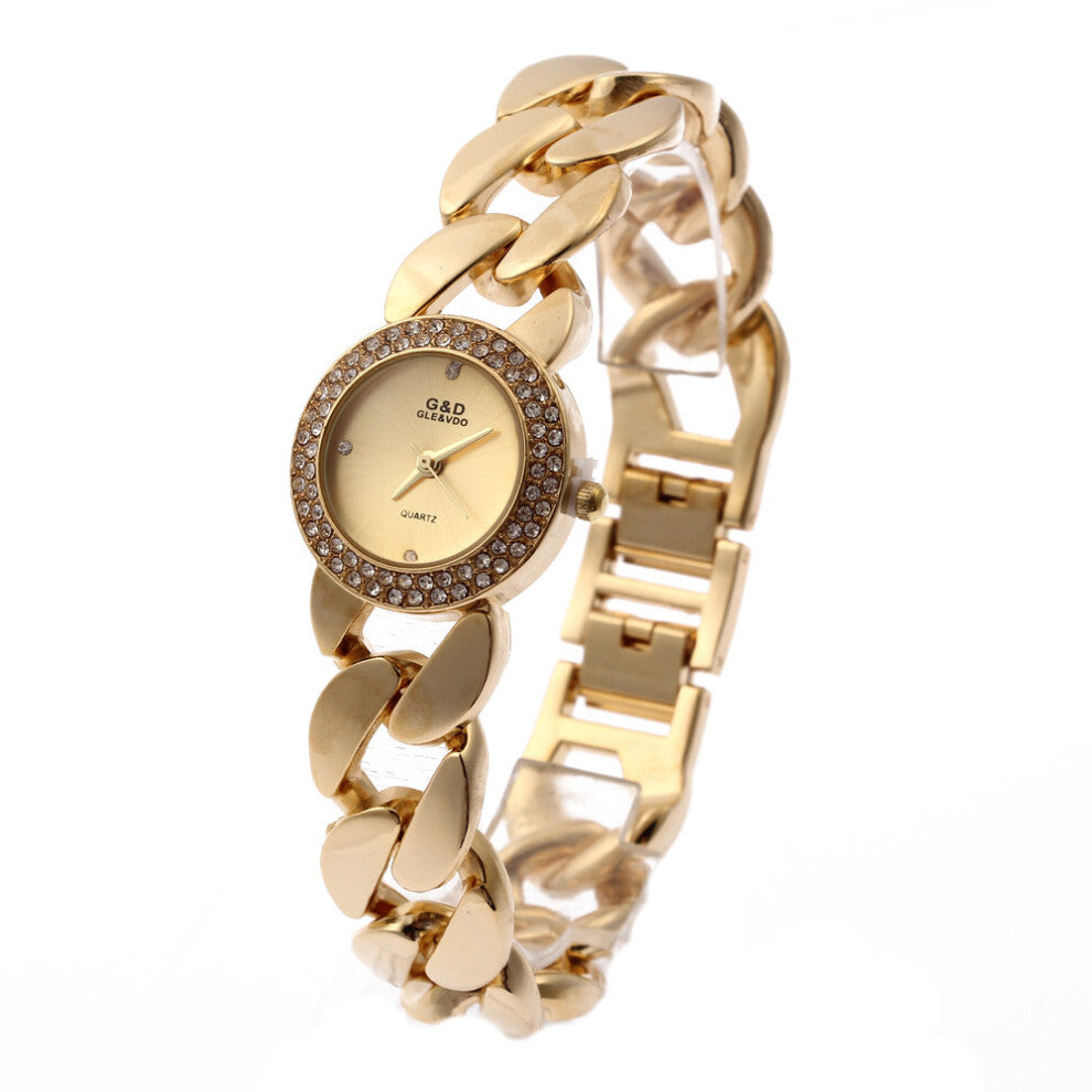 G&D Women Watch Wrist Watch Stainless Single Chain Bracelet Watch Quartz Analog Wrist Watches Today's