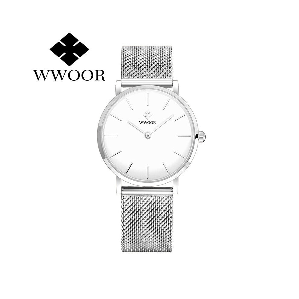 Rose Women Bracelet Watch For Women Ultra-thin Casual Watch Ladies Wristwatch Relogio Feminino