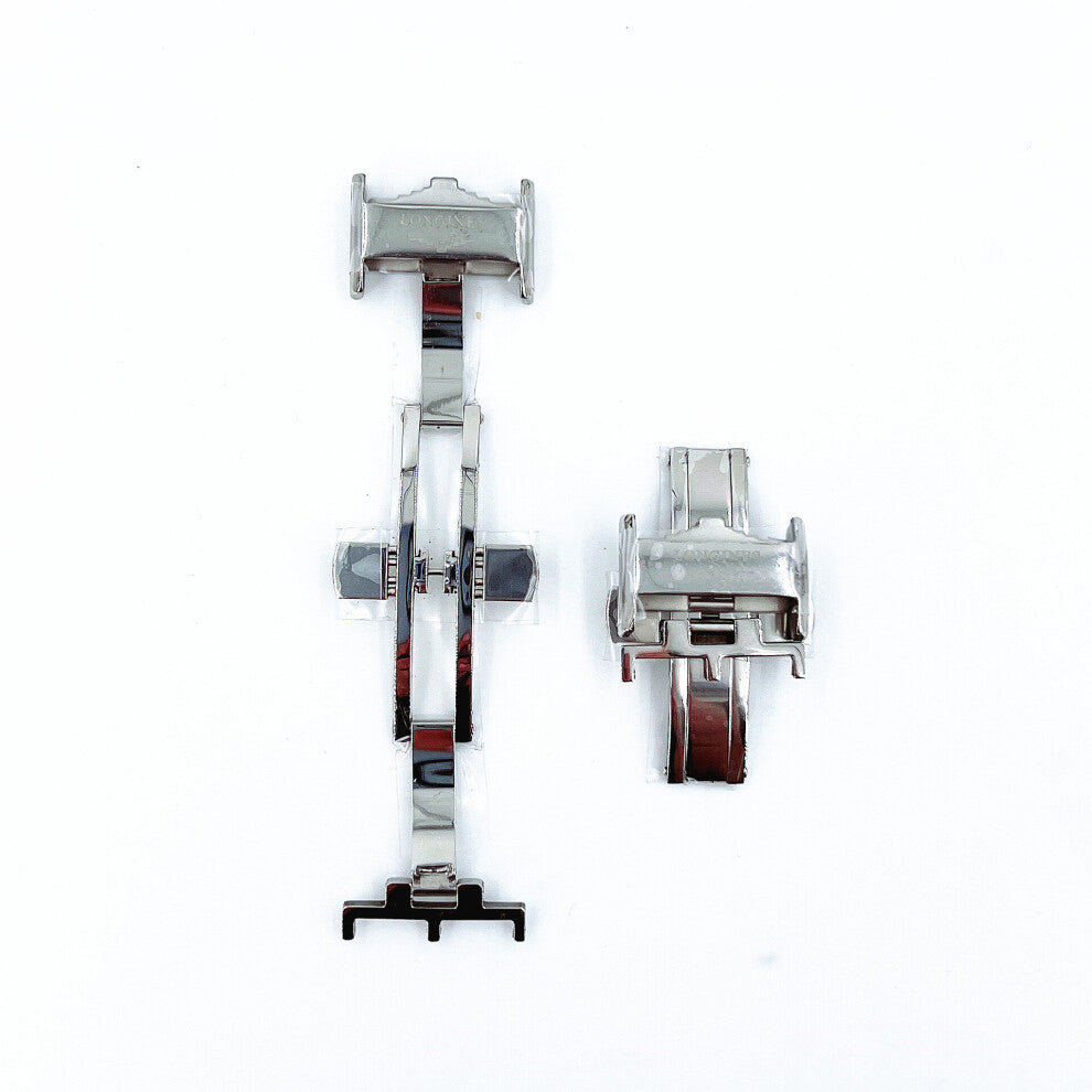 Watch Accessories Strap Buckle Butterfly Buckle Stainless Steel Double Press Buckle Folding Buckle Inner Diameter 14-18mm