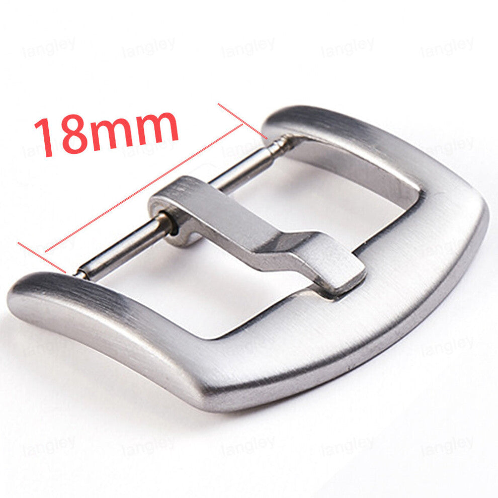 Stainless Steel Buckle Watchband Strap Button for Watch Band 18mm 20mm 22mm 316L Matal Watch Clasp Accessories Gift Tool
