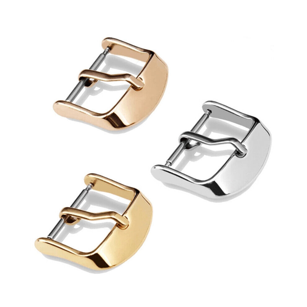 Spot pin buckle watch buckle stainless steel earth buckle 16mm 18mm 20mm 22mm leather strap buckle watch accessories