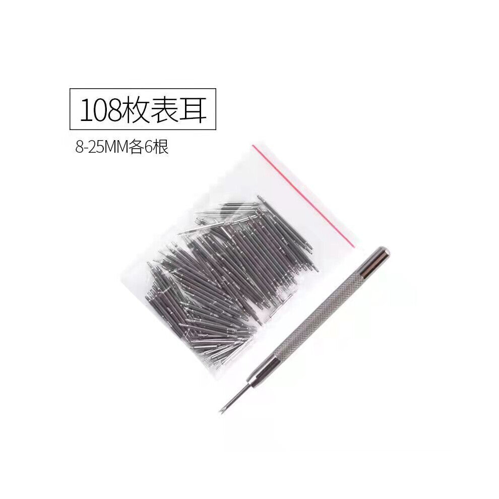 360pcs-Set Watch Accessories Watchband Stainless Steel Metal Spring Bars 8mm - 25mm Strap Belt Repair Tools