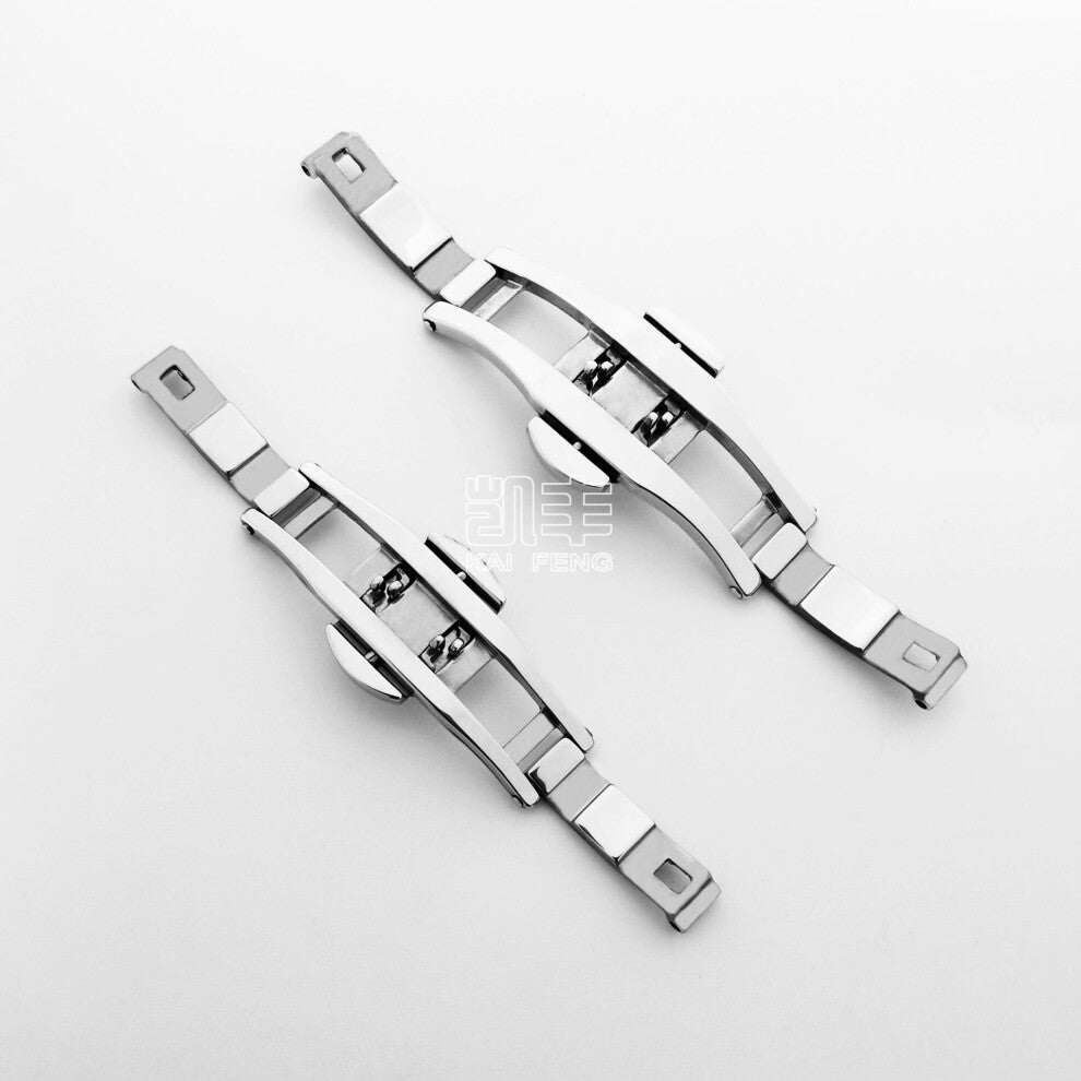 316L Stainless Steel Watch Band 5mm Clasp for Automatic Watch Strap Butterfly Buckle Button Accessories