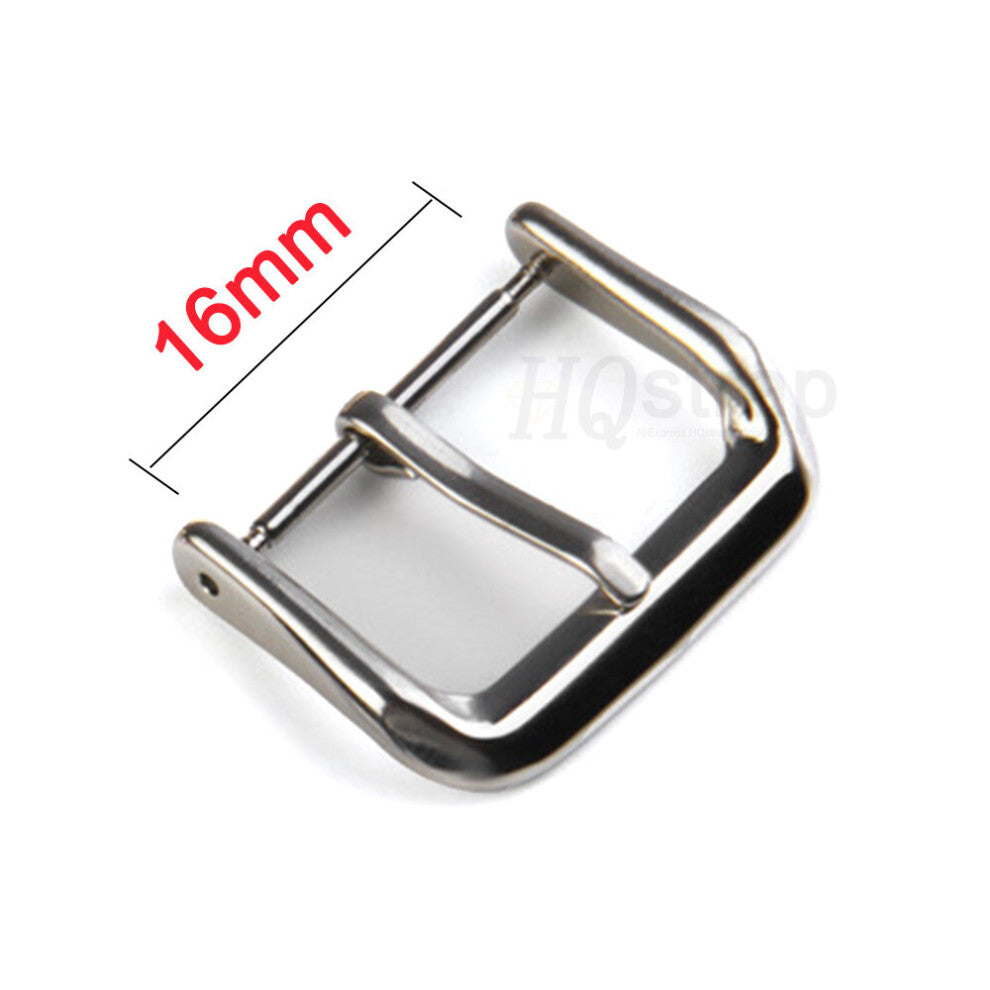 16mm 18mm 20mm Watch Buckle Stainless Steel Clasp Pin Button Watch Accessories