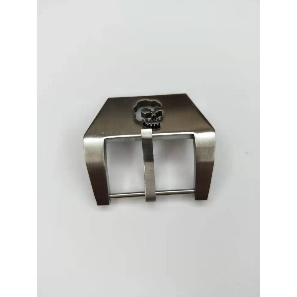 TA Skull Buckle 20 22 24 26MM Is Suitable For Bronze Watch Leather Rubber Strap Accessories The Buckle Is Oxidized And Worn