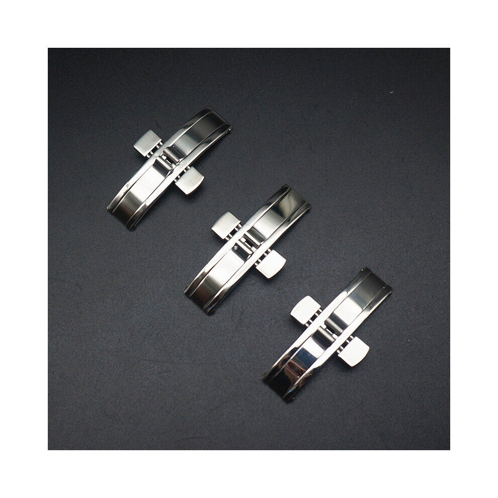 Double Push Butterfly Clasp for Garland Masterpiece CURLY RULIYA Military Flag Stainless Steel Strap Buckle Watch Accessories