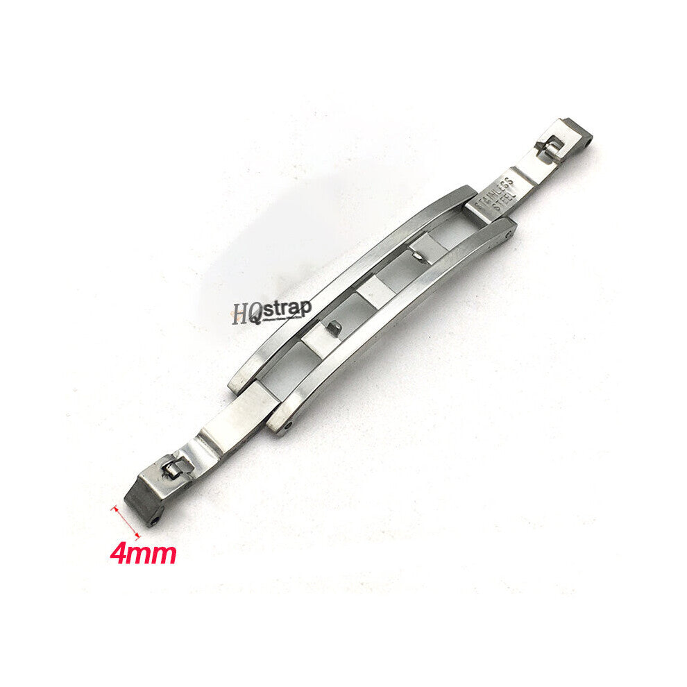 Stainless steel folding buckle steel strap Clasp 4mm 5mm 6mm Watch Accessories Double Pull Folding Butterfly Button