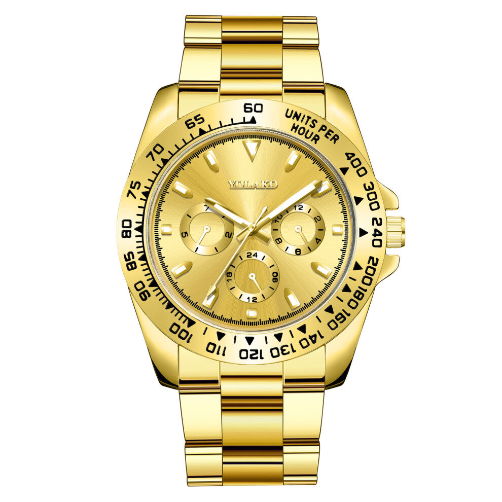 reloj hombre relogios masculinos Men's Watches Business Steel Strip Silvery Mens Watch High-quality Man watch