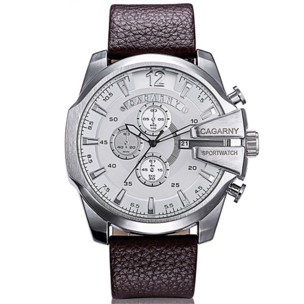 Men's Watches When The Leather Strap Watches Man Sport Military Wristwatches Relogio Masculino