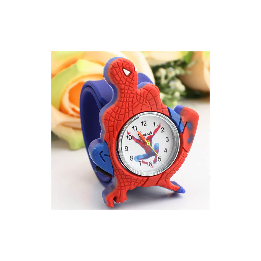 Cartoon Watches Children Boys Students Sports Silicone Analog Wristwatch