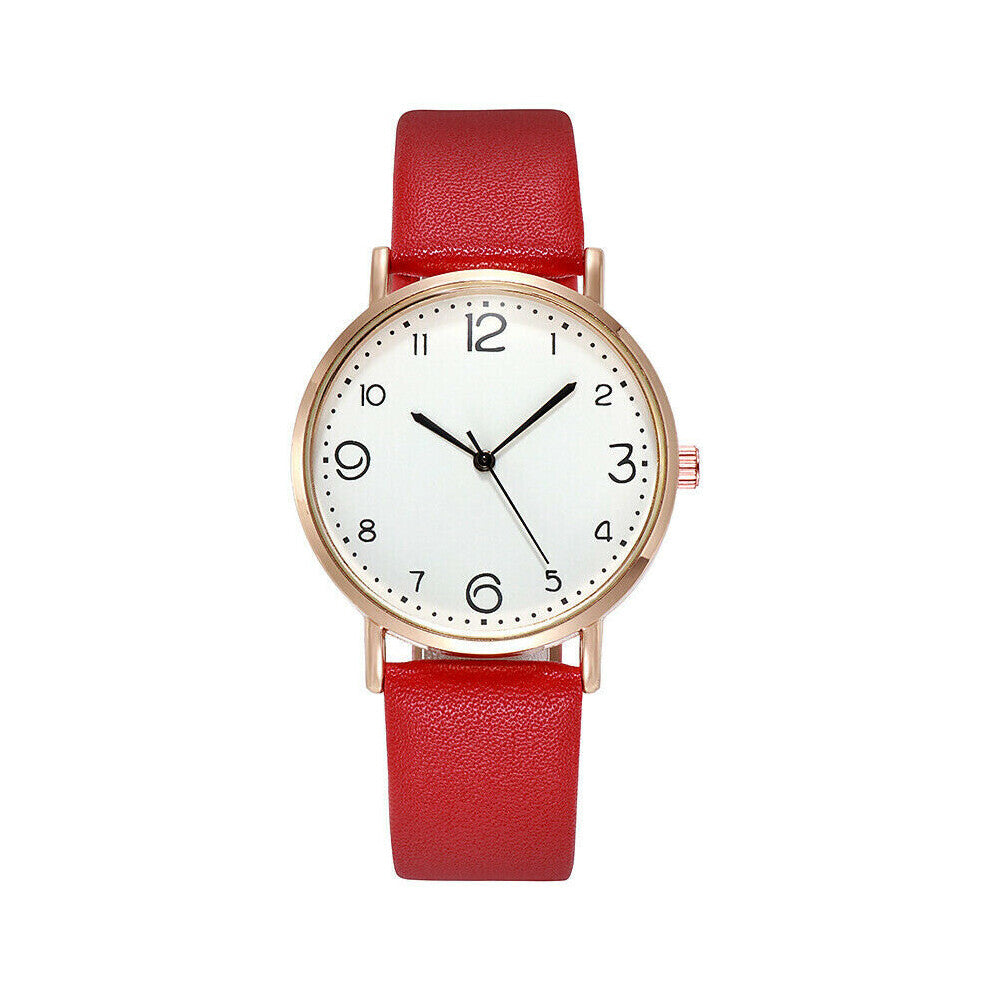 Women Watches Leather Band Analog Wrist Watch Gift
