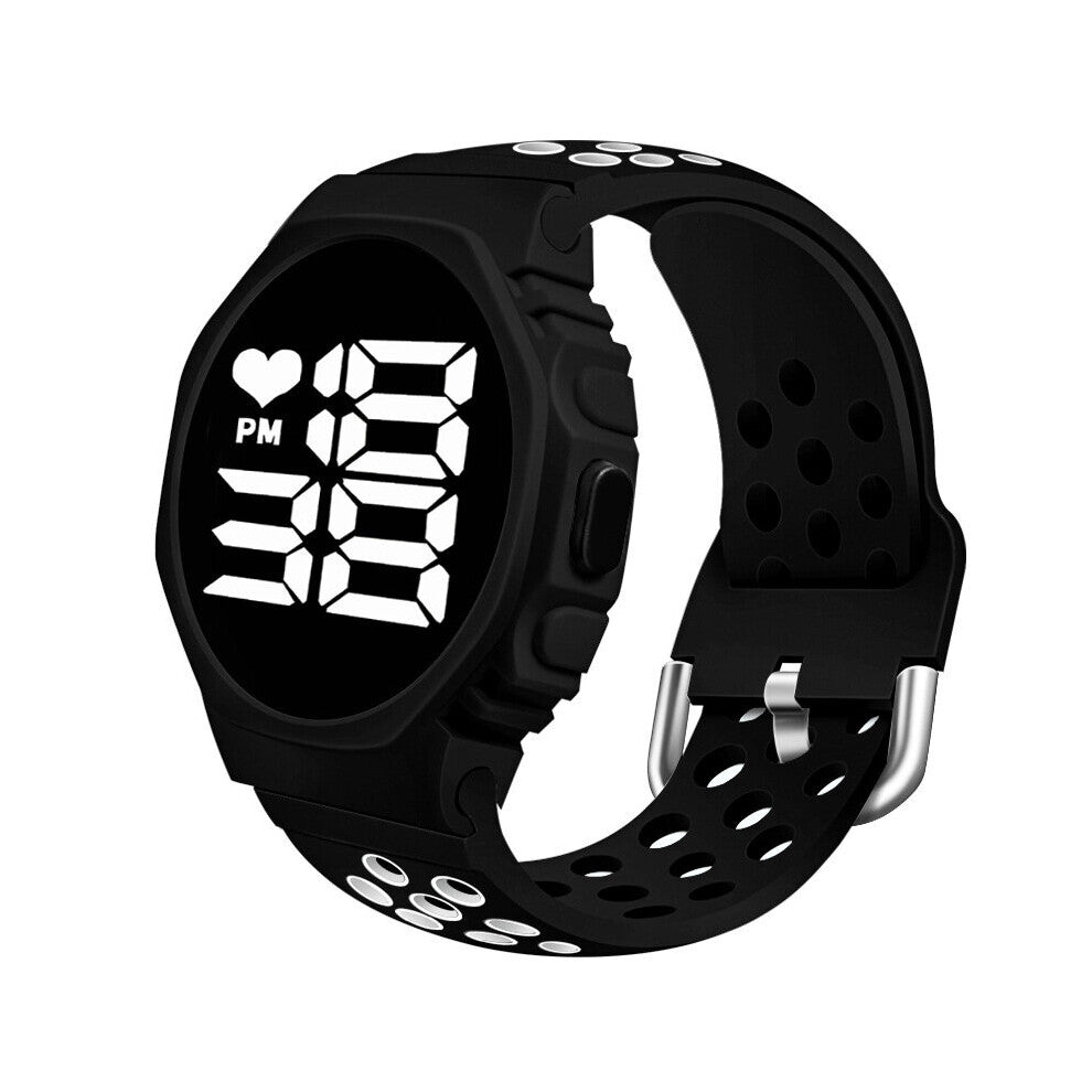 LED Digital Watch for Women Sports Electronic Casual Women's Watches Breathable Silicone Watch Montre Femme