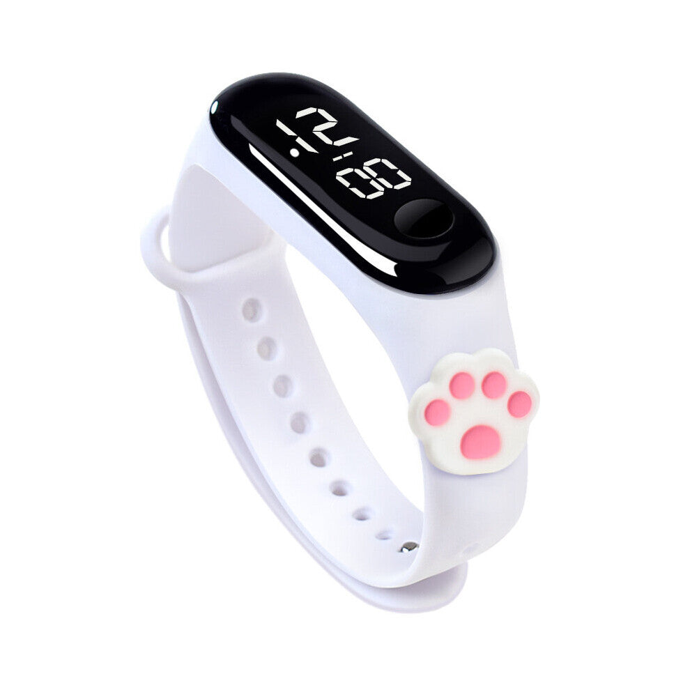 Chilred Digital LED Watches Candy Silicone Rubber Touch Screen Digital Watches Women Men Sports Wristwatch Clock