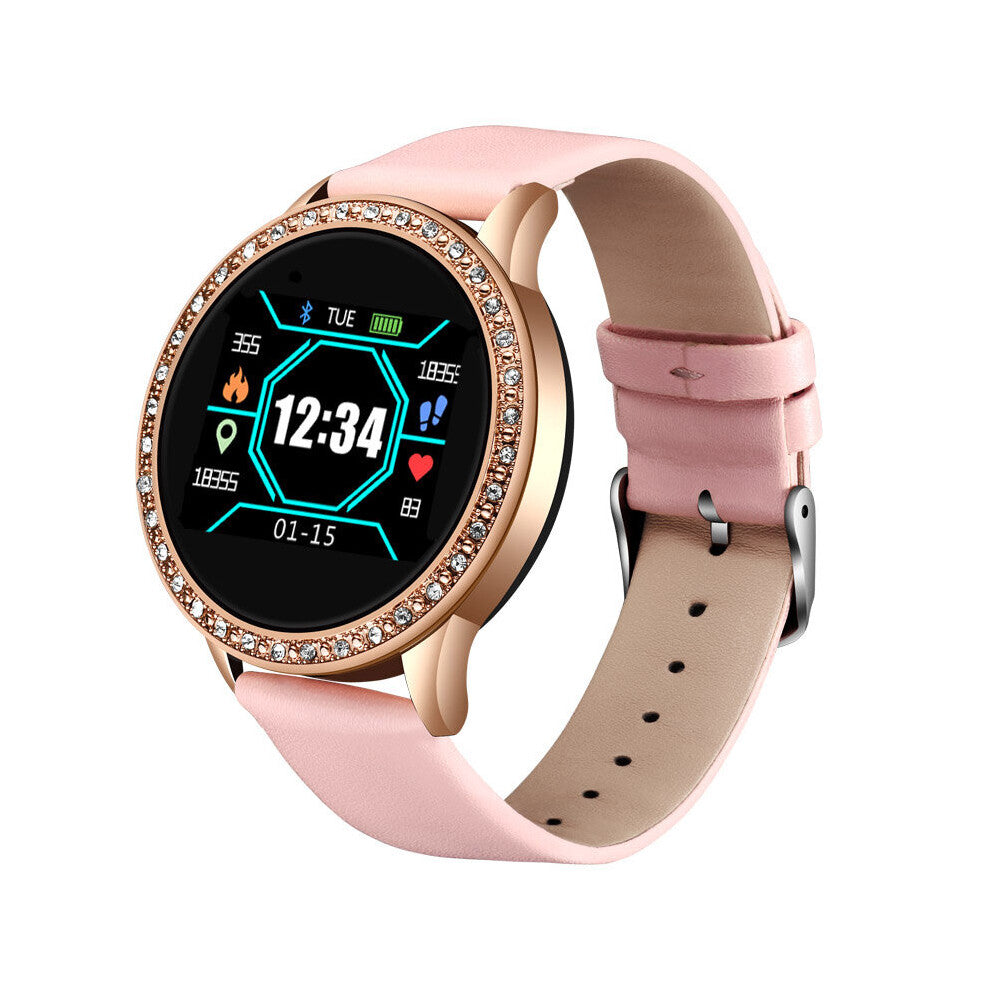 LIGE Woman Watch Sports Fitness Tracker for Android ios Heart Rate Sphygmomanometer Pedometer Waterproof Watch Women