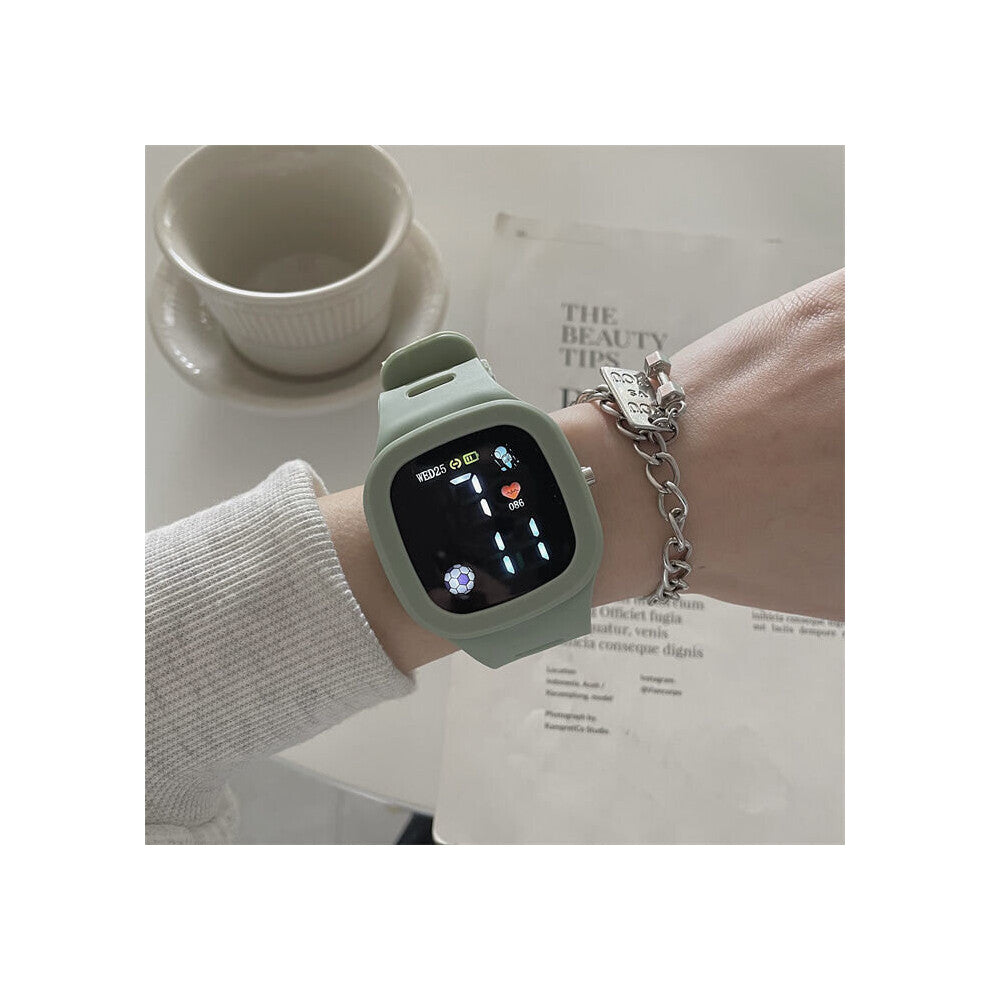 Outdoor Sports Touch Screen Electronic Watch Led Digital Watch Silicone Strap Non-smart Women and Men Student Wrist Watches